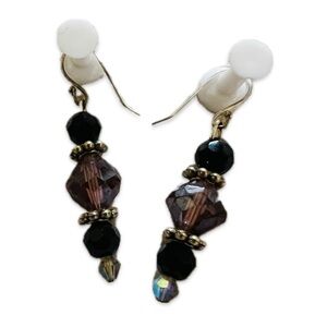 Bi-Cone Dangle Bead Handmade Earrings